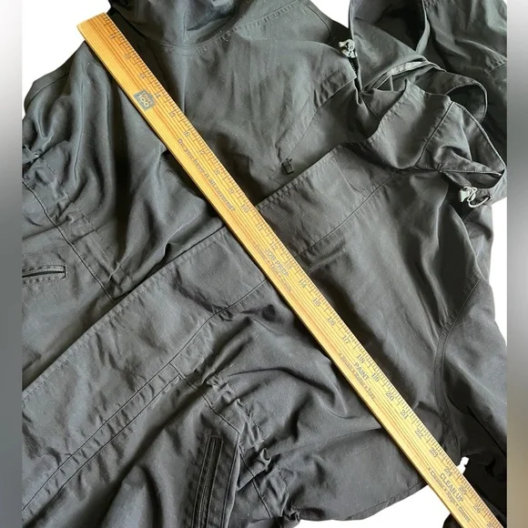 Lands' End men’s size large Black Jacket with Gray Lining - Picture 4 of 8